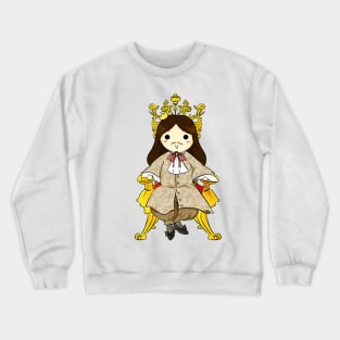 Chibi Louis on the Golden Throne Crewneck Sweatshirt